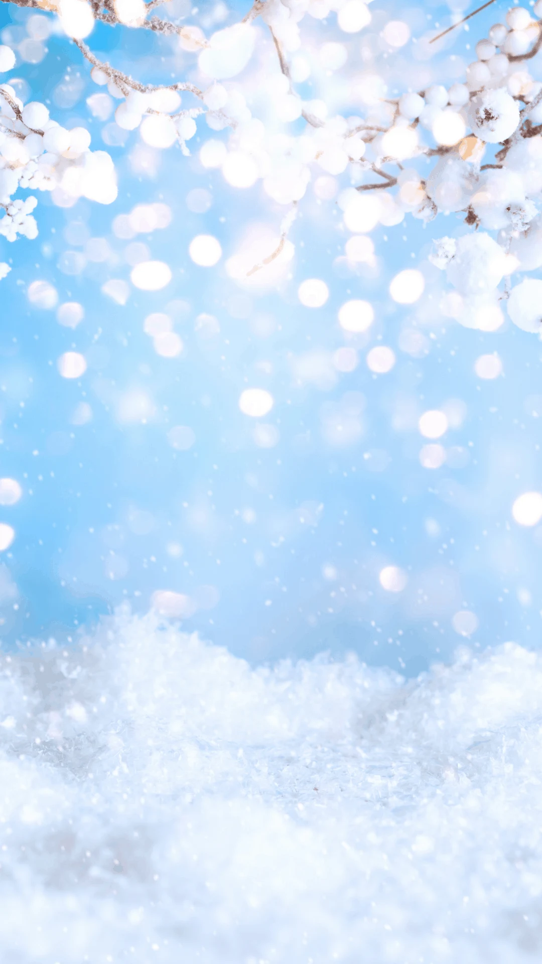 snowy scene - christmas wallpaper iphone