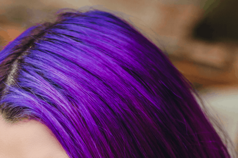 How To Dye Dark Hair Purple Without Using Bleach