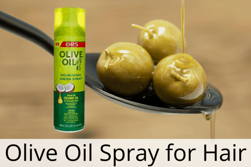 olive oil hair spray