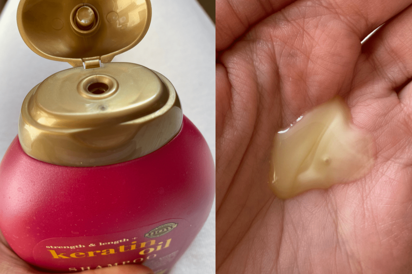 OGX Keratin Oil Shampoo Review Amazing for Growing Your Hair Out!