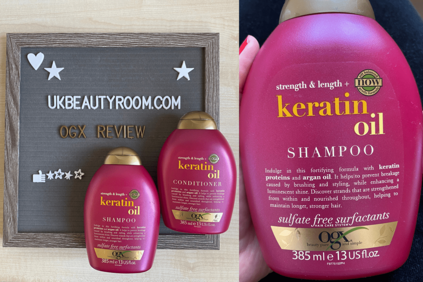 OGX Keratin Oil Shampoo Review Amazing for Growing Your Hair Out!