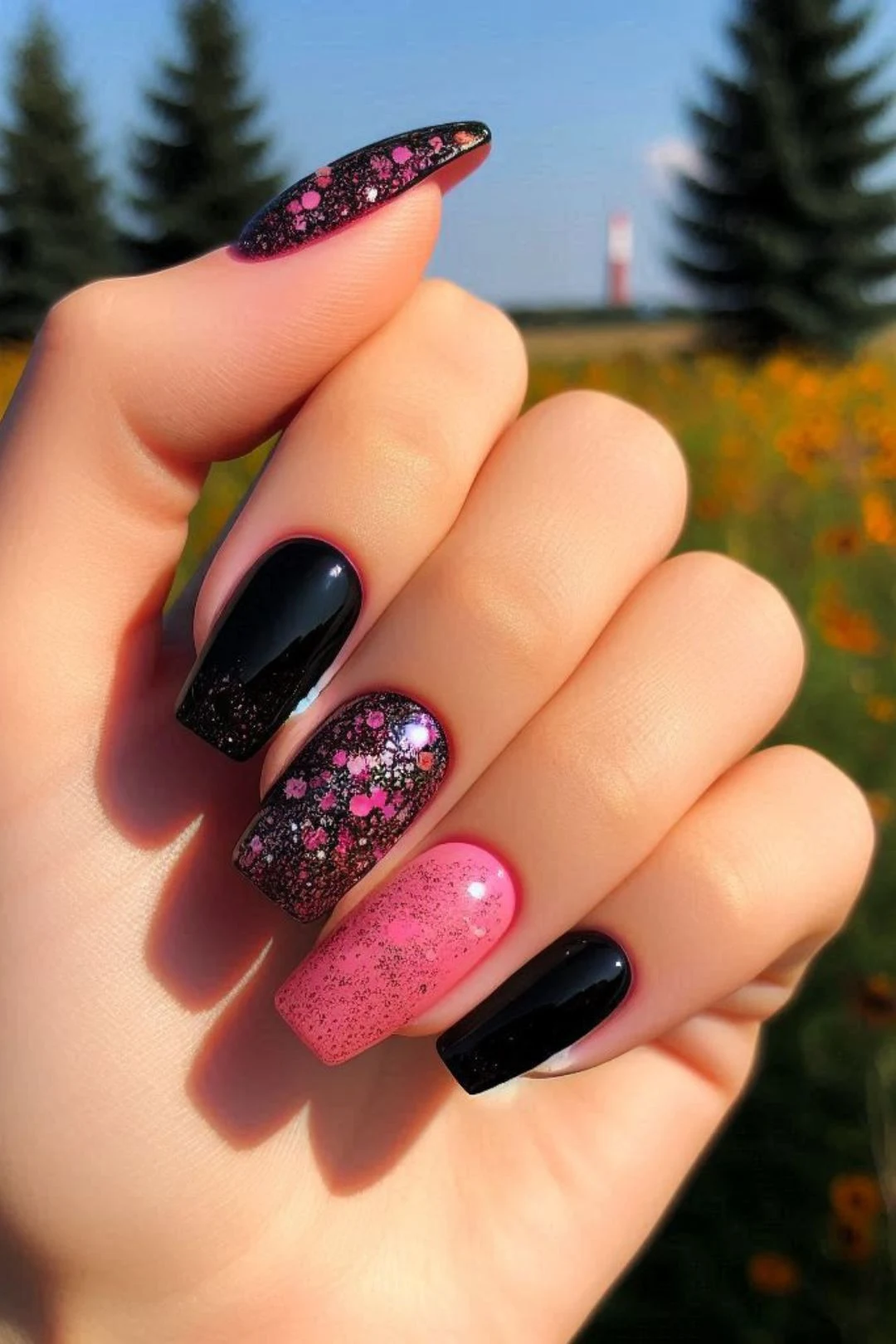 Discover trendy black nail designs perfect for all occasions. From black and white nail art to cute simple nails, these easy styles suit kids and adults alike. Find inspiration for girly acrylic nails that are chic and effortless to create. Perfect for adding a stylish touch to any look!
