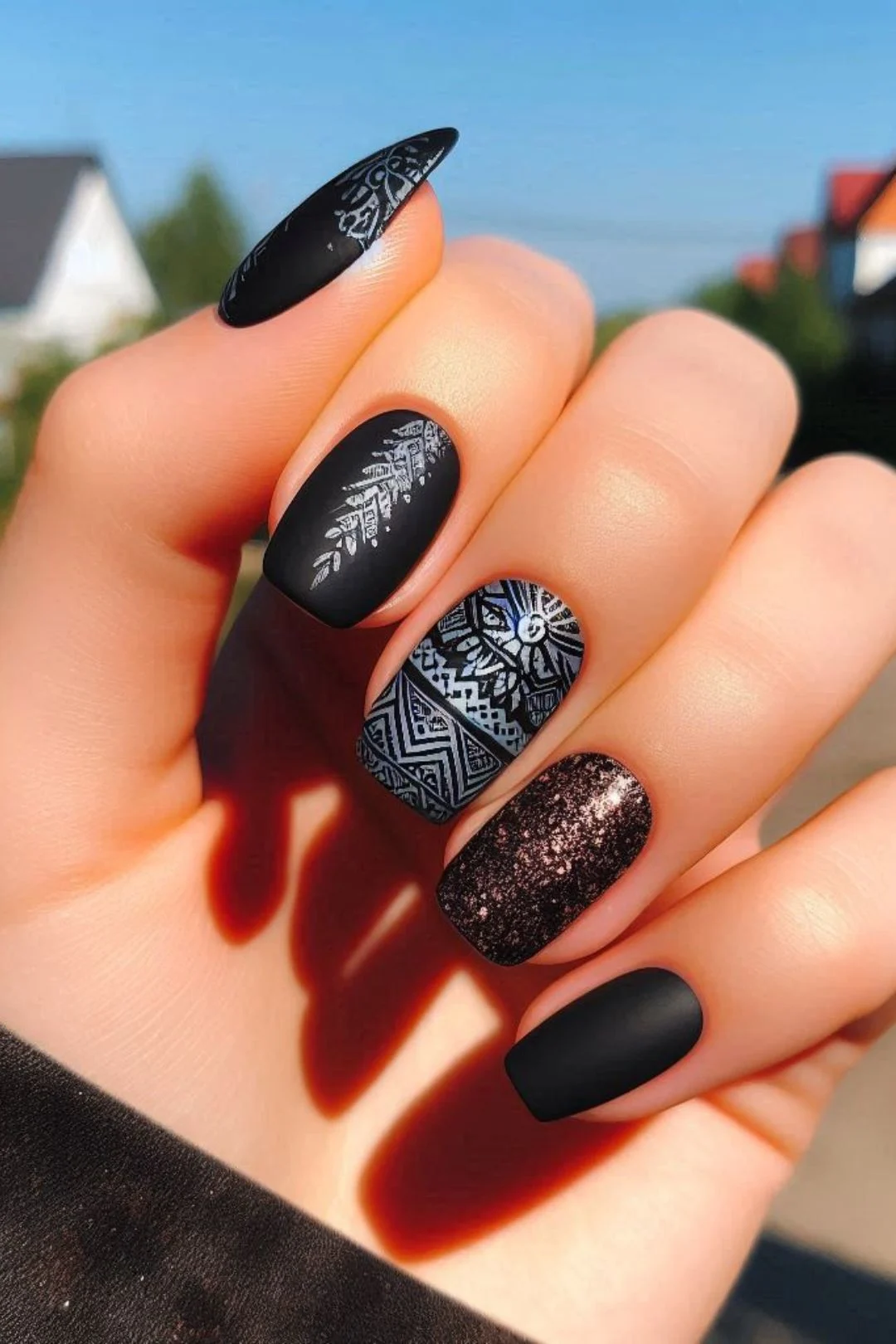 Discover trendy black nail designs perfect for all occasions. From black and white nail art to cute simple nails, these easy styles suit kids and adults alike. Find inspiration for girly acrylic nails that are chic and effortless to create. Perfect for adding a stylish touch to any look!
