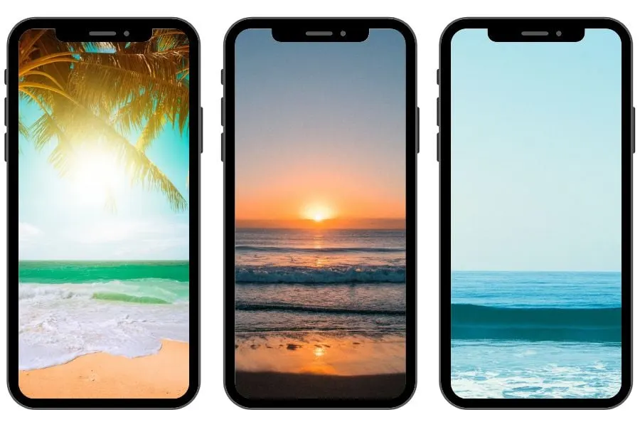 beach wallpaper iphone