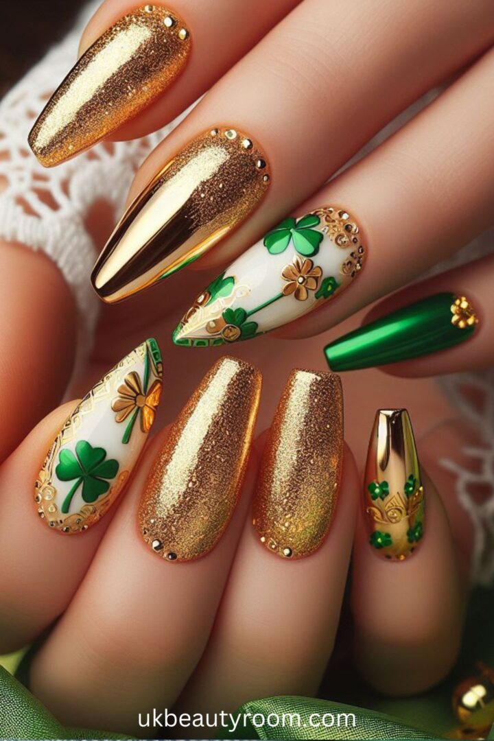 17 Cute Ideas for St. Patrick’s Day Nails in 2025