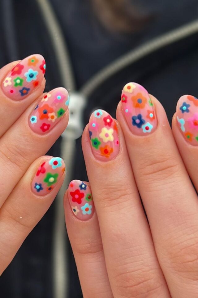59 Flower Nail Designs You'll Absolutely Love!