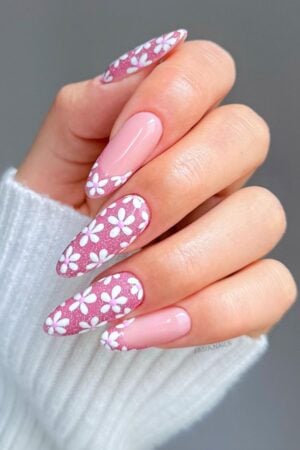 59 Flower Nail Designs You'll Absolutely Love!