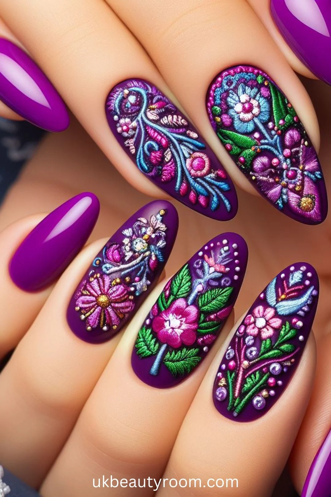 Purple nails are all the rage lately, as they exude elegance and versatility. From soft lavender hues to bold plum tones, purple nail designs offer a chic and stylish touch to any look.  This post lists 43 different purple nail designs to inspire your next manicure including: light, pink and, dark, simple, pastel, bling, short, almond, cute, blue and