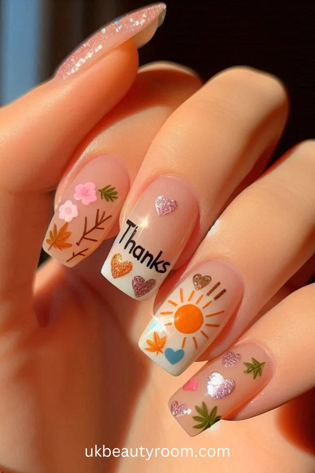 Thanksgiving is a time for gratitude, family, and festive gatherings. Celebrate the season with one of these 25 creative nail designs that reflect the holiday spirit!  Fall, ideas, short, art, colors, inspo, snoopy, designs acrylic, easy, simple.