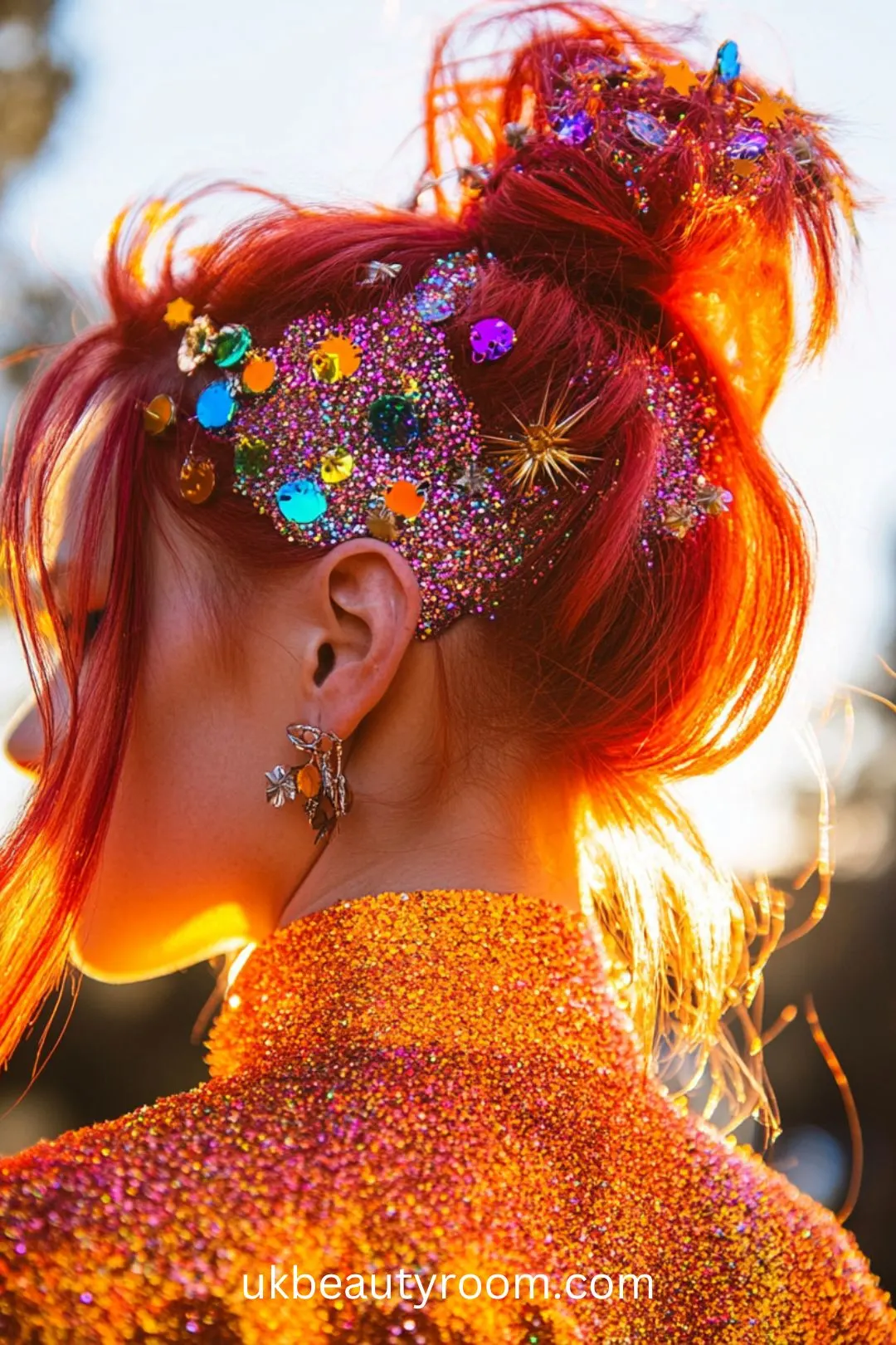 Festivals are the perfect time to express your unique style through creative and colorful hairstyles.  Whether you're heading to a music festival, a summer fair, or a renaissance event, these 23 ideas will ensure your hair is as memorable as the experience!  Simple, short, music, curly hair, rave, braids, long hair, summer, easy, country, bangs, renaissance, 2024, ponytail, updo, easy, with fake hair.