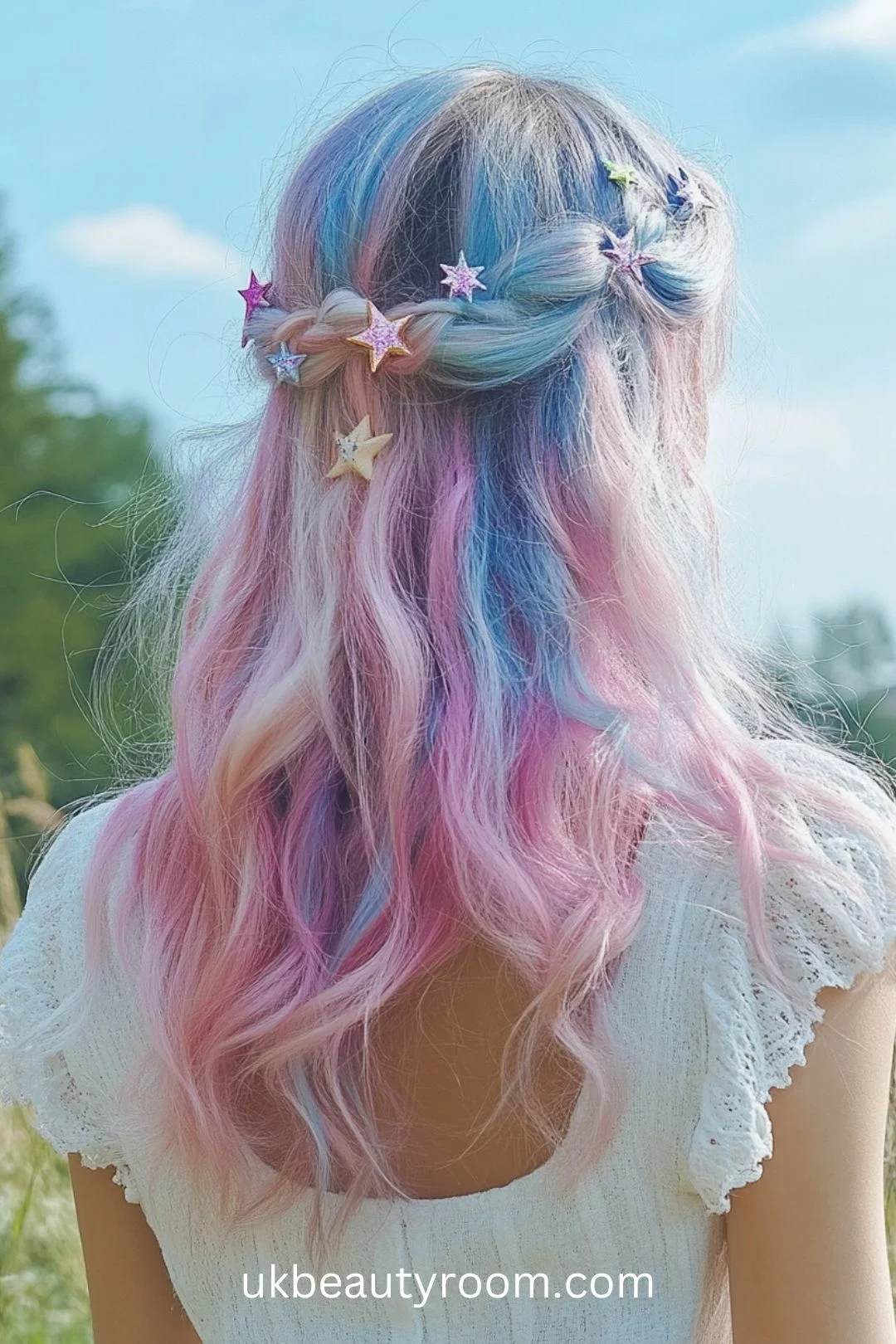 Festivals are the perfect time to express your unique style through creative and colorful hairstyles. Whether you're heading to a music festival, a summer fair, or a renaissance event, these 23 ideas will ensure your hair is as memorable as the experience! Simple, short, music, curly hair, rave, braids, long hair, summer, easy, country, bangs, renaissance, 2024, ponytail, updo, easy, with fake hair.