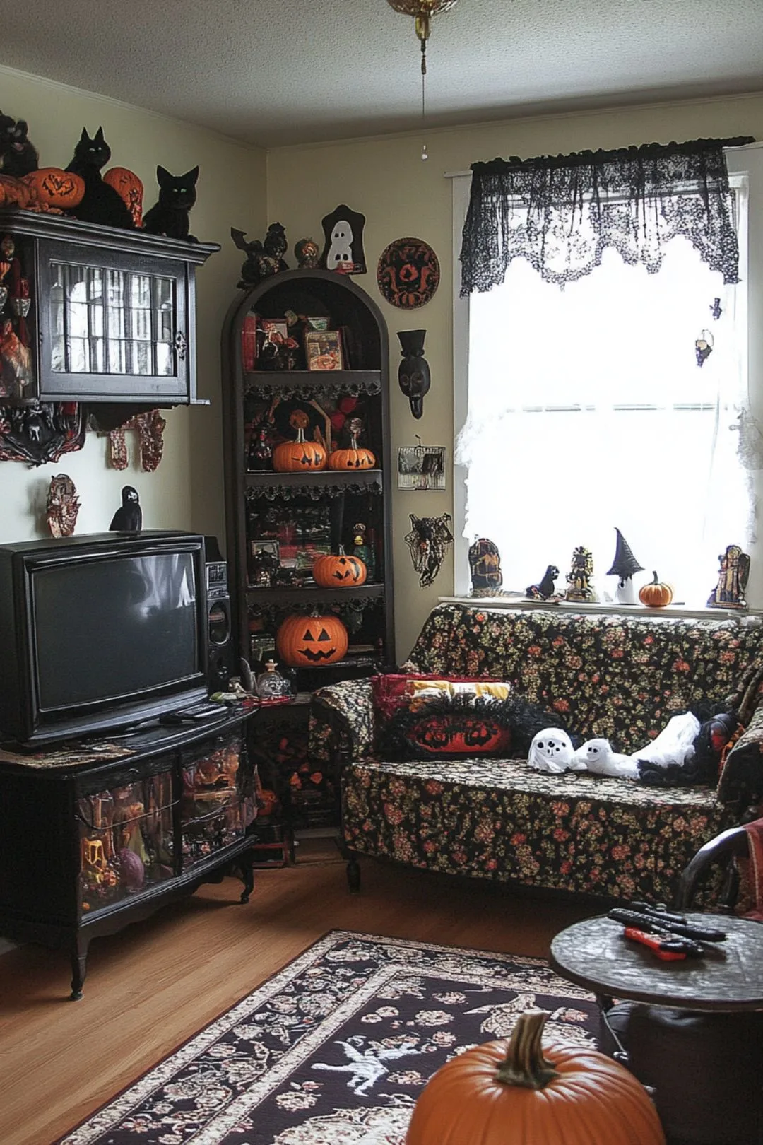 Want to add Halloween spirit to your living room? Whether you're hosting a party or just celebrating the season, the right decorations can make a big impact. Here are 21 creative Halloween decoration ideas to transform your space. Classy, Farmhouse, simple, cute, cozy, homemade, modern, vintage, elegant, ideas, party, traditional, minimalist, DIY, indoor.