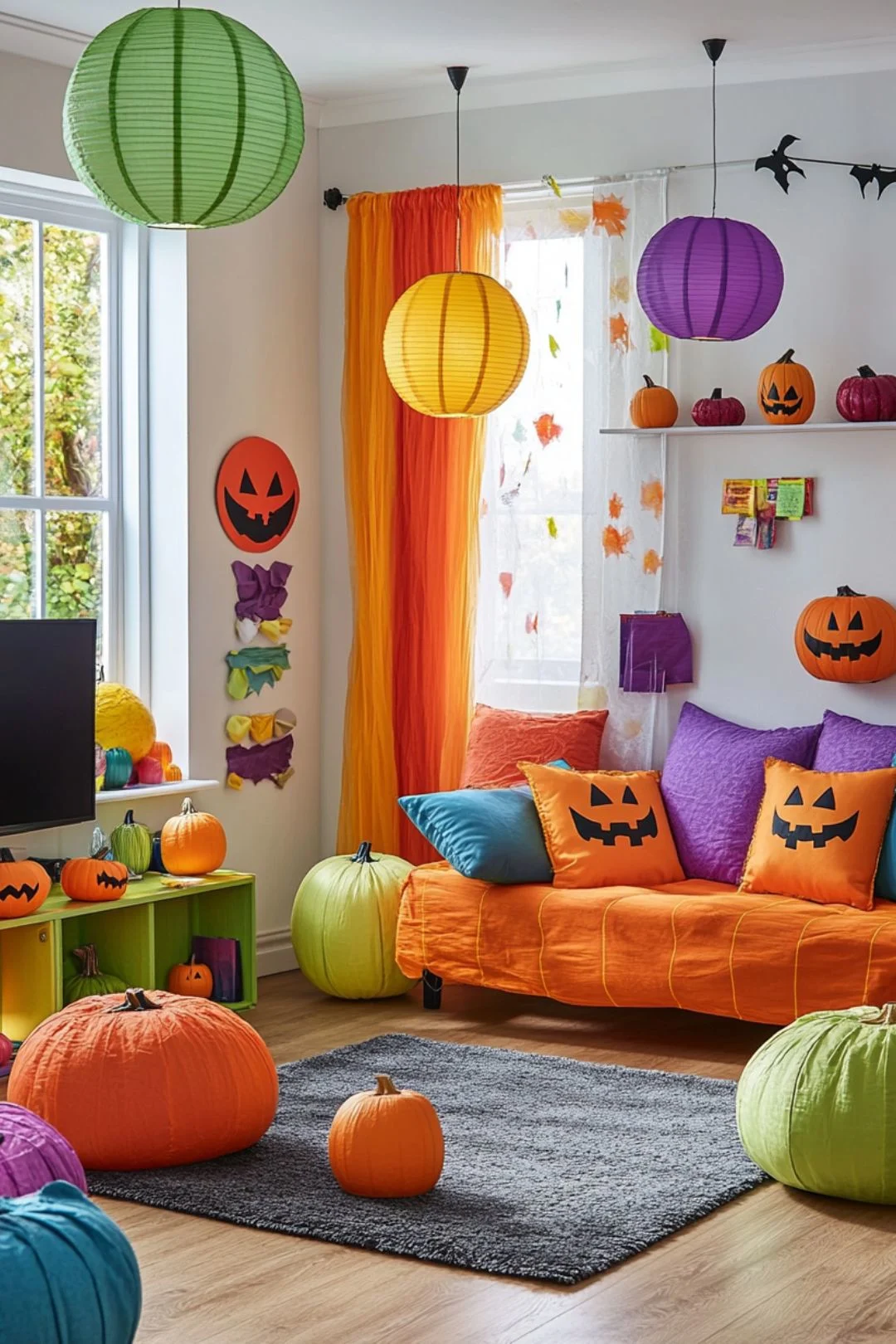 Want to add Halloween spirit to your living room? Whether you're hosting a party or just celebrating the season, the right decorations can make a big impact. Here are 21 creative Halloween decoration ideas to transform your space. Classy, Farmhouse, simple, cute, cozy, homemade, modern, vintage, elegant, ideas, party, traditional, minimalist, DIY, indoor.