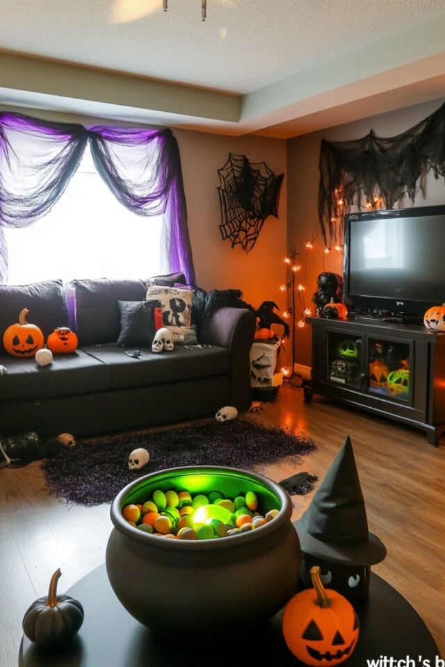 21 Spooky Halloween Decoration Ideas for Your Living Room