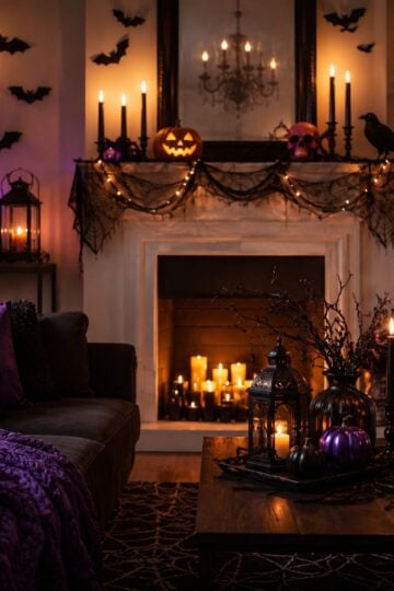 halloween living room