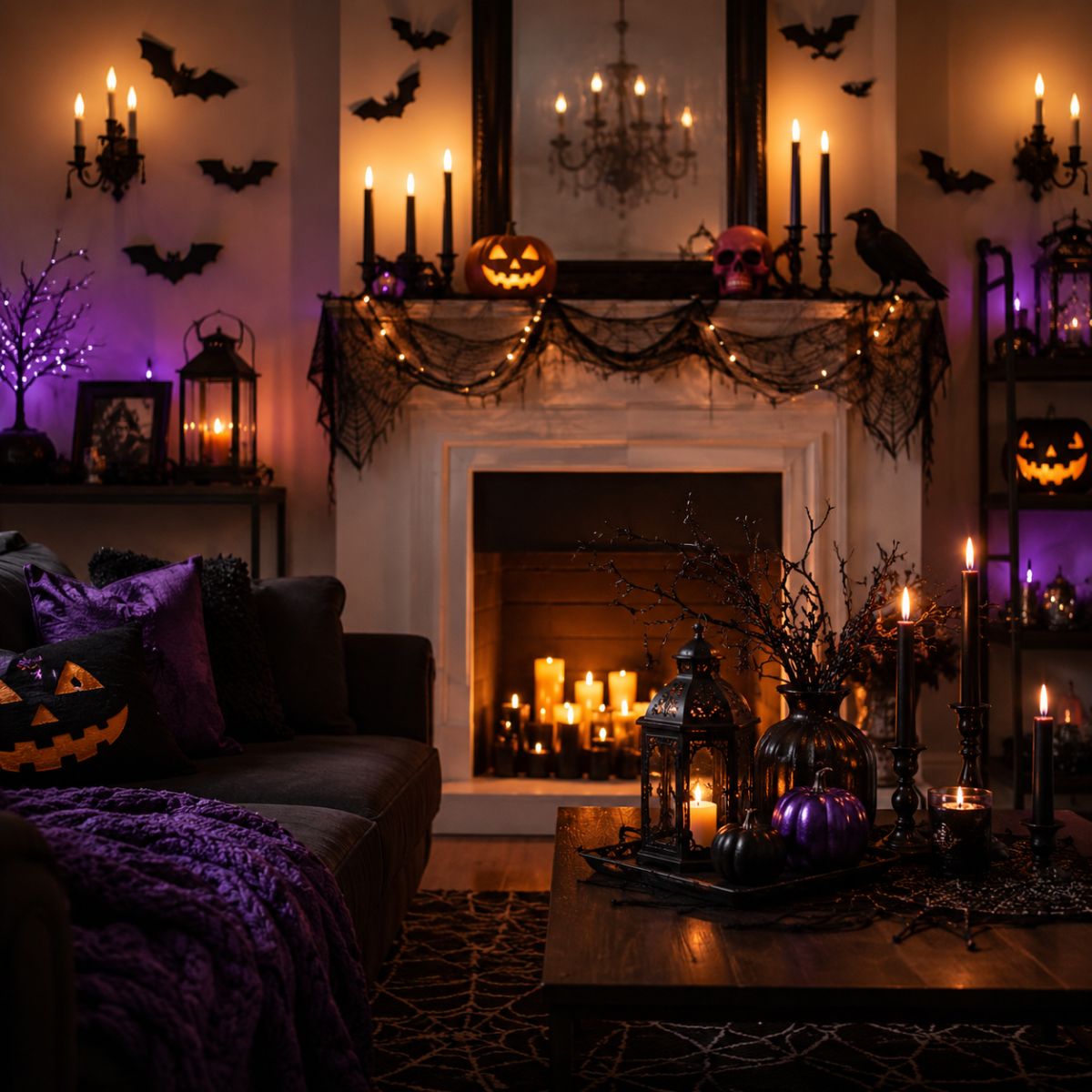halloween living room