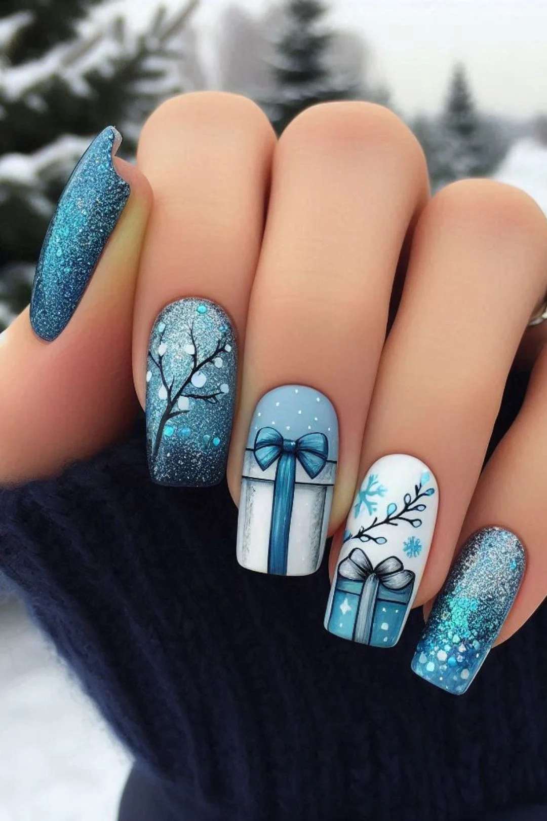 Get inspired for the holiday season with these beautiful Nail Inspired Christmas designs! From elegant Nice Christmas Nails to festive Christmas Nails, these looks will elevate your holiday style. Try Winter Nails Acrylic for a chic winter vibe that captures the spirit of the season perfectly!