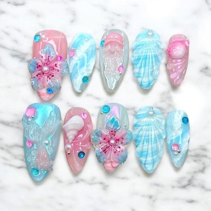 Image for Mermaidcore Magic for Your Nails 🐚✨🌊