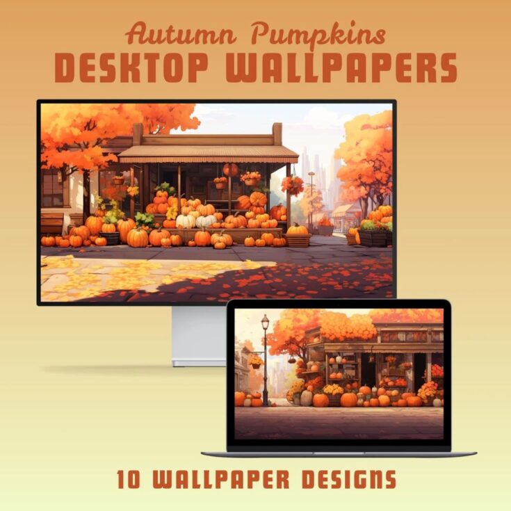Image for Autumn Pumpkins Desktop Wallpapers 🎃🍂
