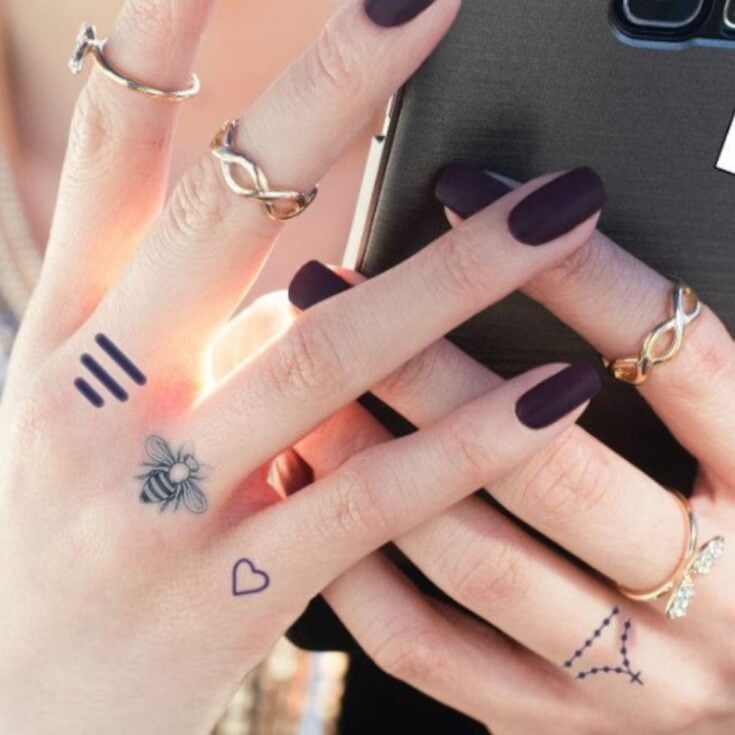Image for Semi-Permanent Tattoo Sheets (Hand & Finger Set)