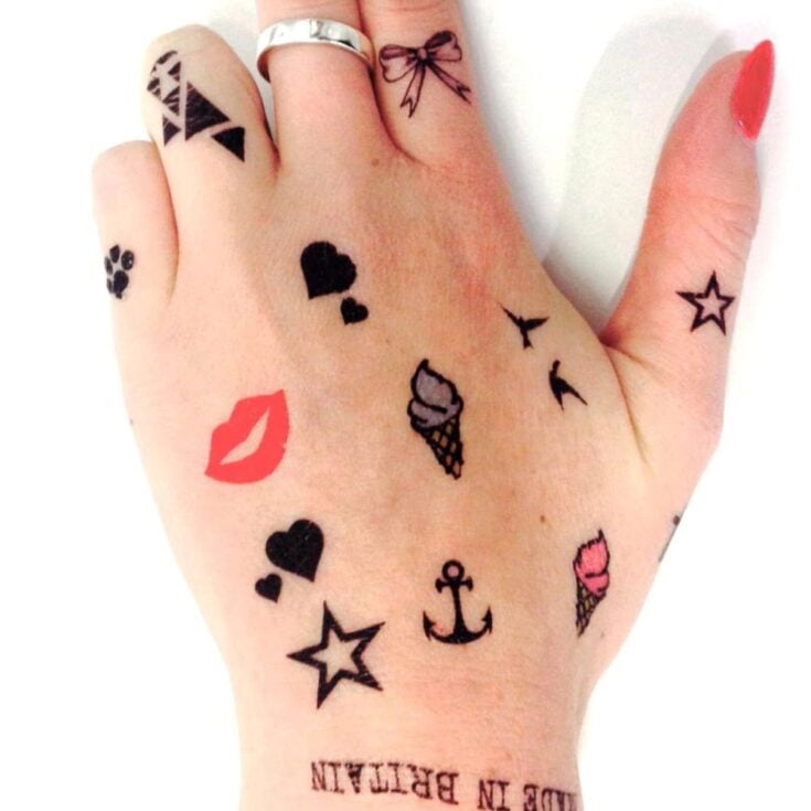 Image for Fun Finger Tattoos – 2 Sheets