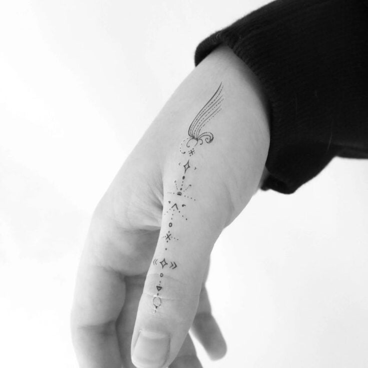 Image for Thumb Ornament Tattoo (Set of 3)