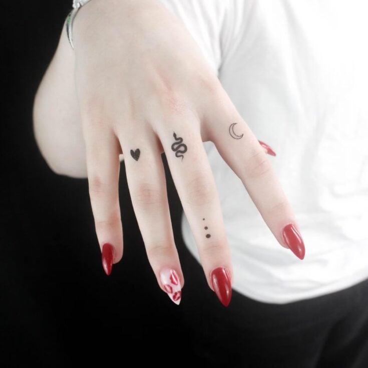 Image for Tiny Finger Tattoos (Set of 12)