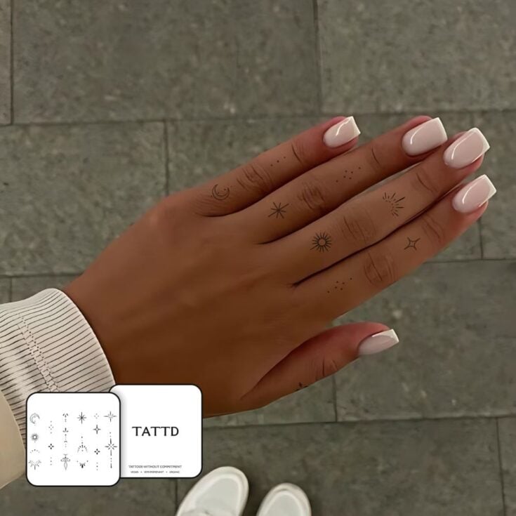 Image for Semi-Permanent Finger Tattoos (Pack of 19)
