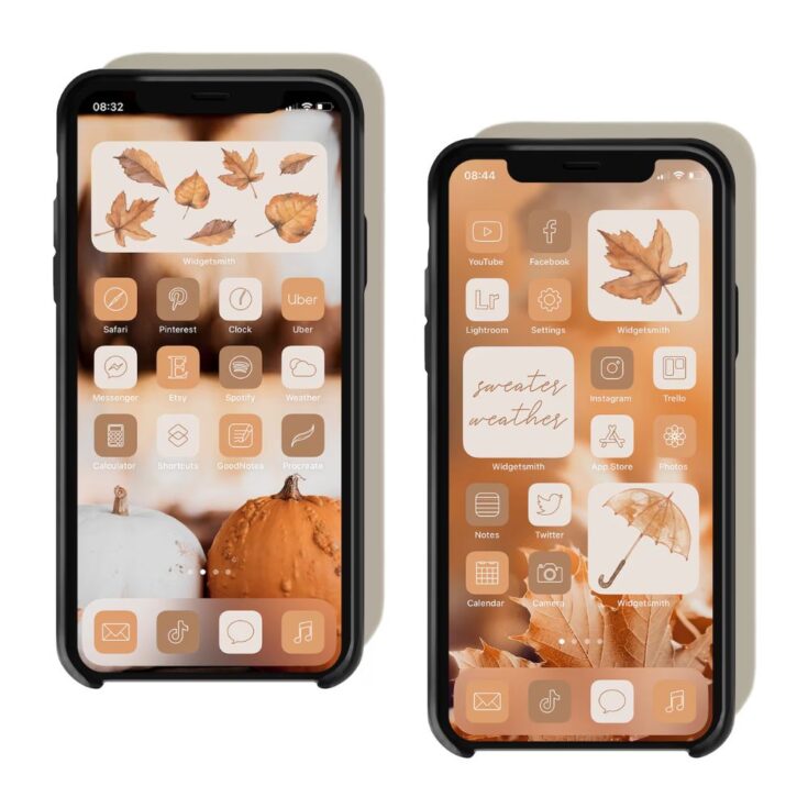 Image for Boho Autumn App Icons + Neutral Wallpapers 🍁📱