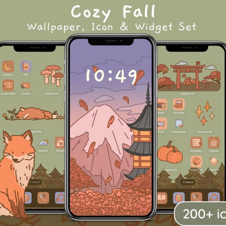 Image for Cozy Fall in the Mountains Icons 🏔🍂
