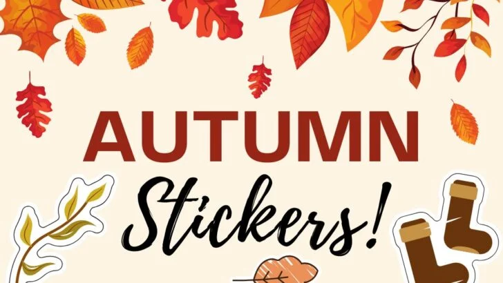 autumn stickers