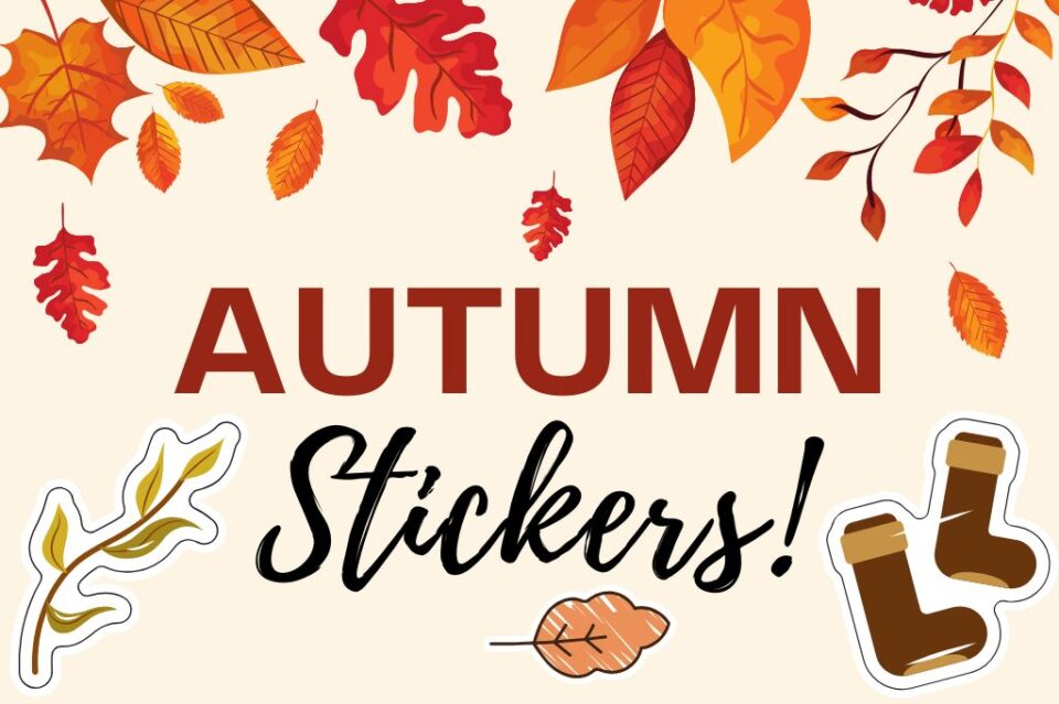 autumn stickers