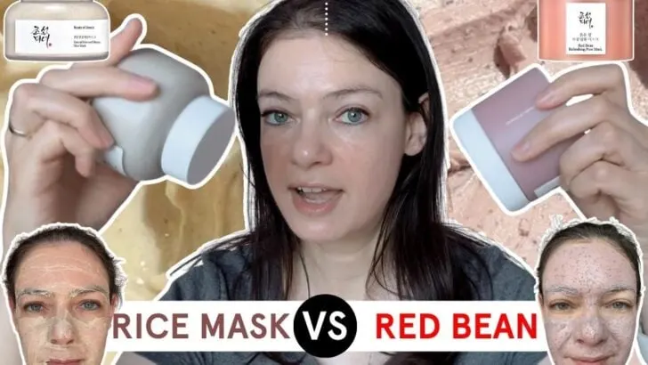beauty of joseon red bean vs rice mask