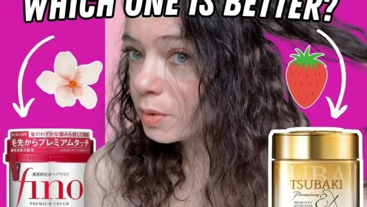 Fino vs Tsubaki Hair mask