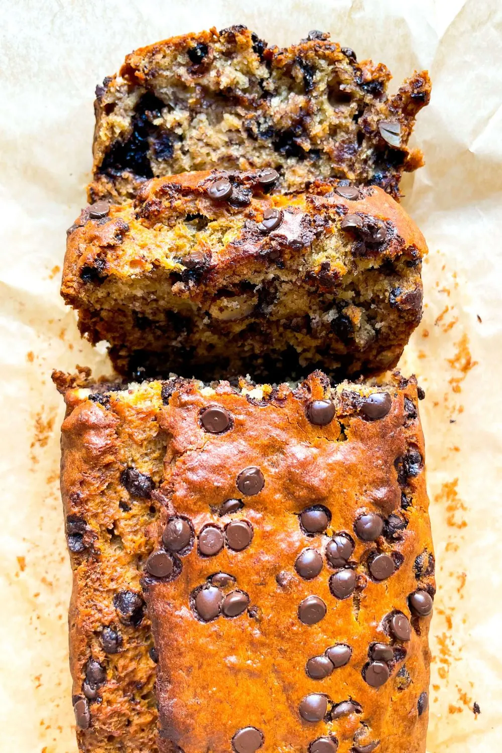 almond chocolate banana bread
