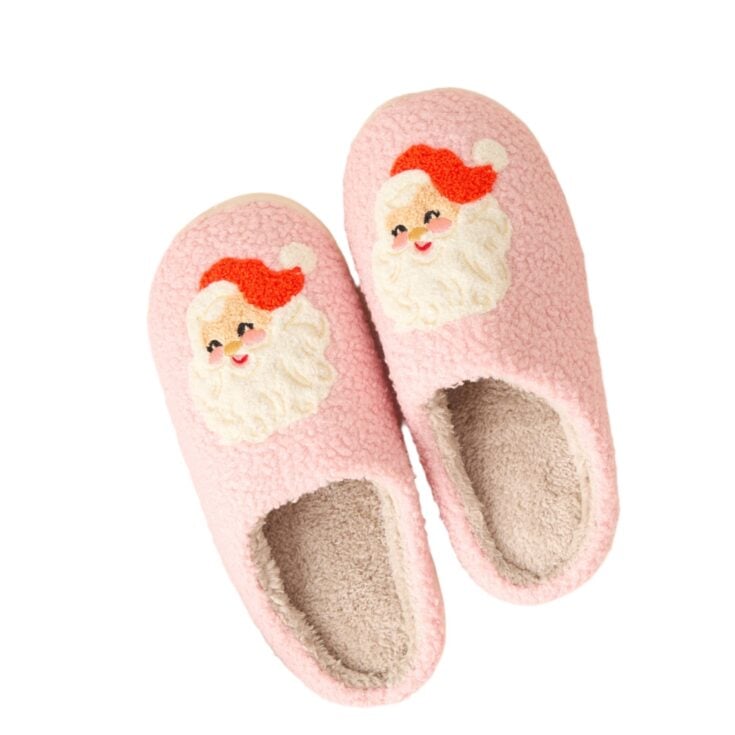 Image for 🎄 Fuzzy Santa Slippers