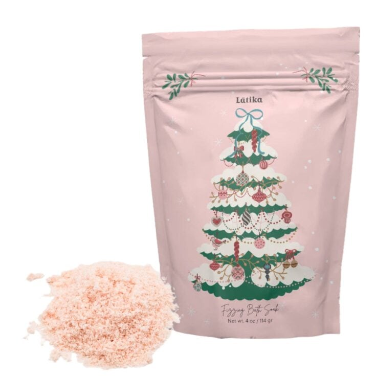 Image for 🎄 Pink Christmas Holiday Bath Soak