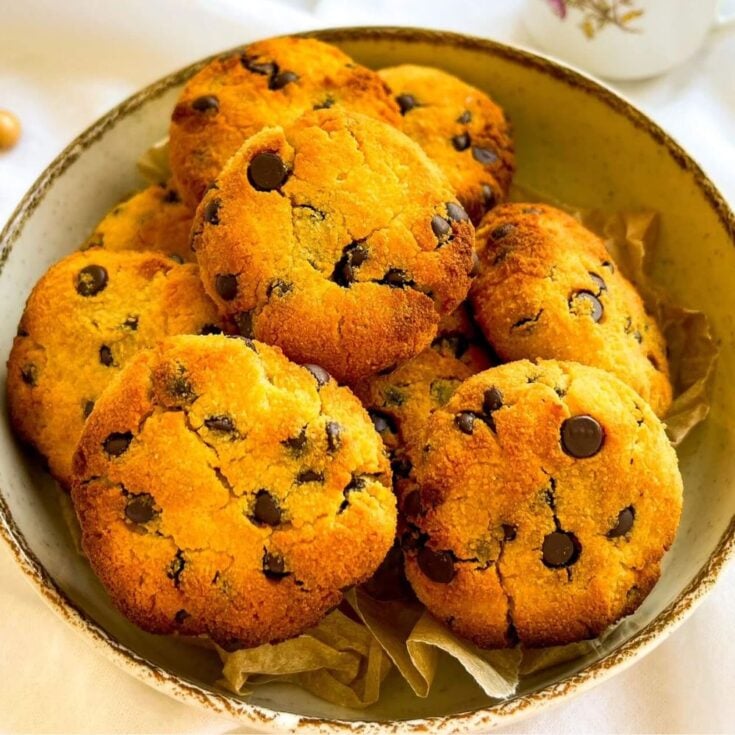 Coconut Flour Chocolate Chip Cookie