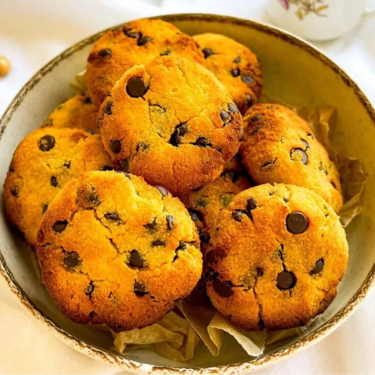 Coconut Flour Chocolate Chip Cookie