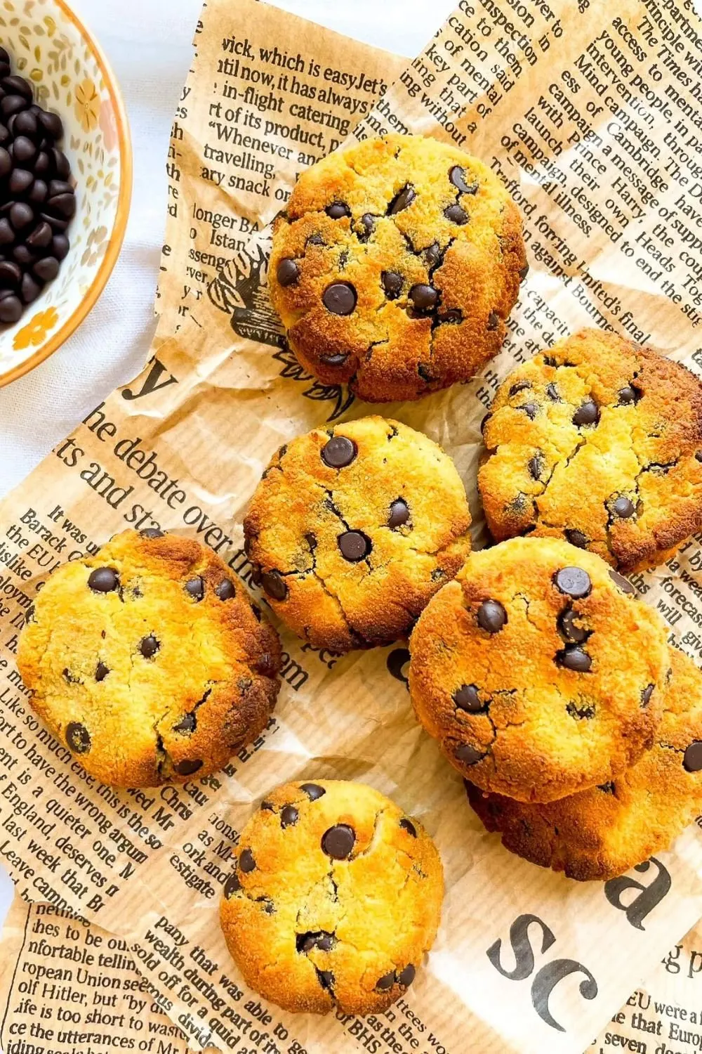 coconut flour chocolate chip cookies