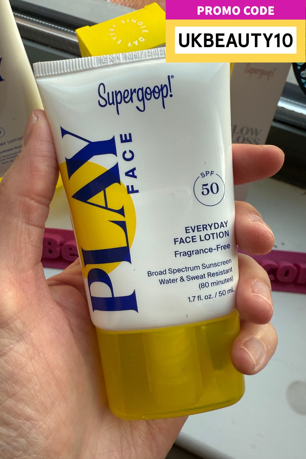 supergoop discount code: UKBEAUTY10