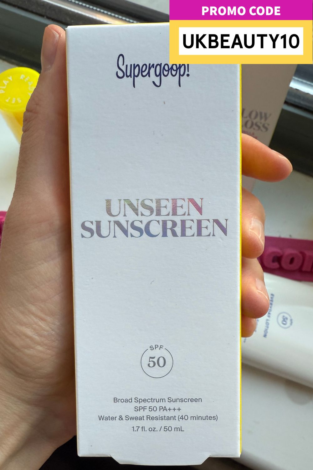 supergoop discount code: UKBEAUTY10