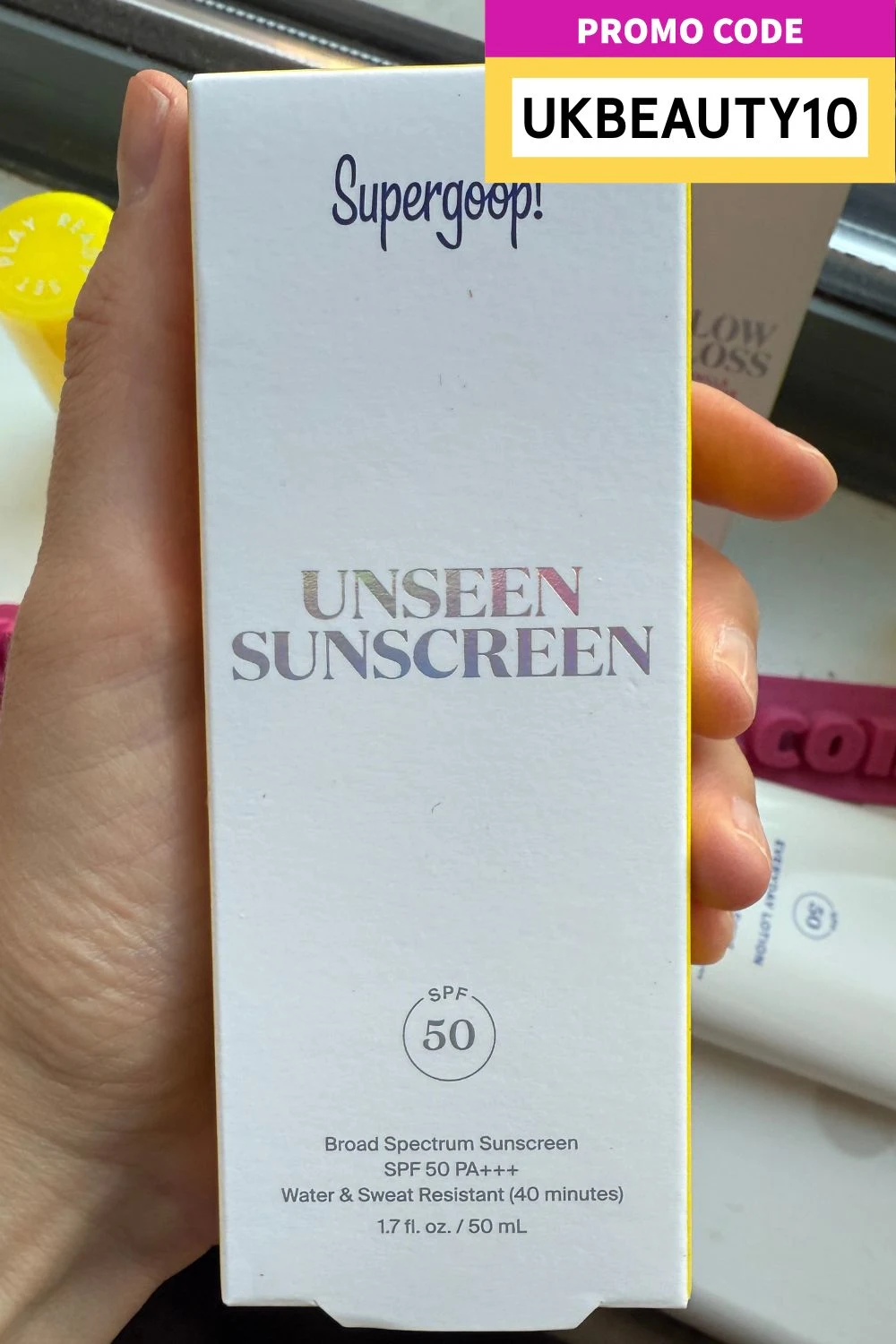 supergoop discount code: UKBEAUTY10