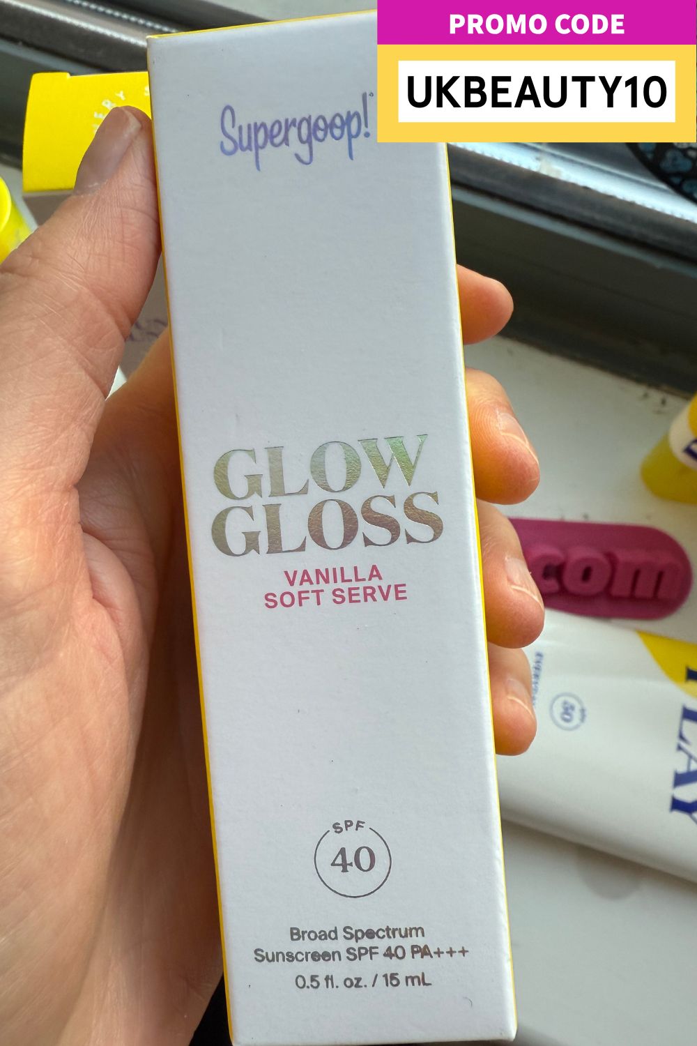 supergoop discount code: UKBEAUTY10