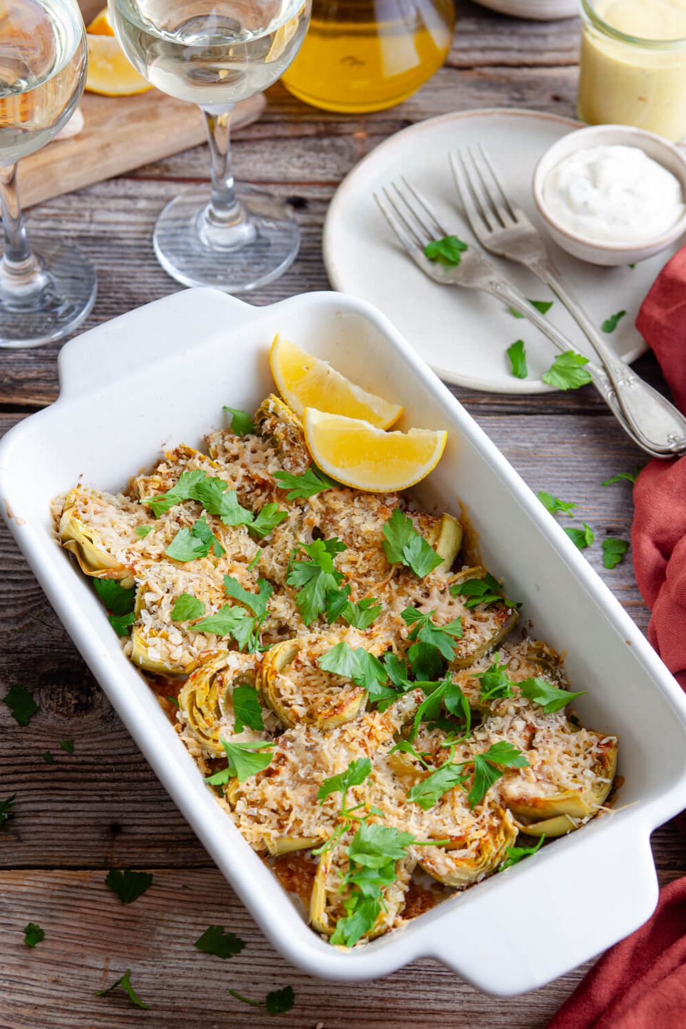 Crispy Roasted Artichokes