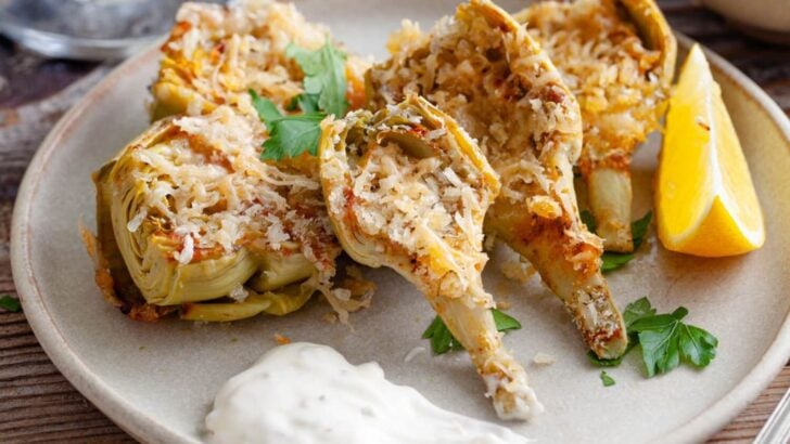 Crispy Roasted Artichokes