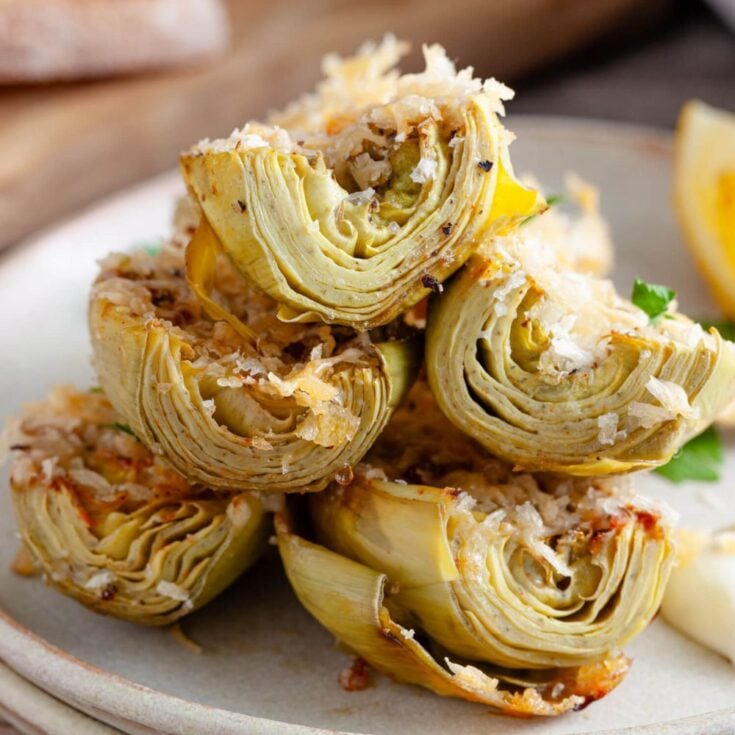 Crispy Roasted Artichokes