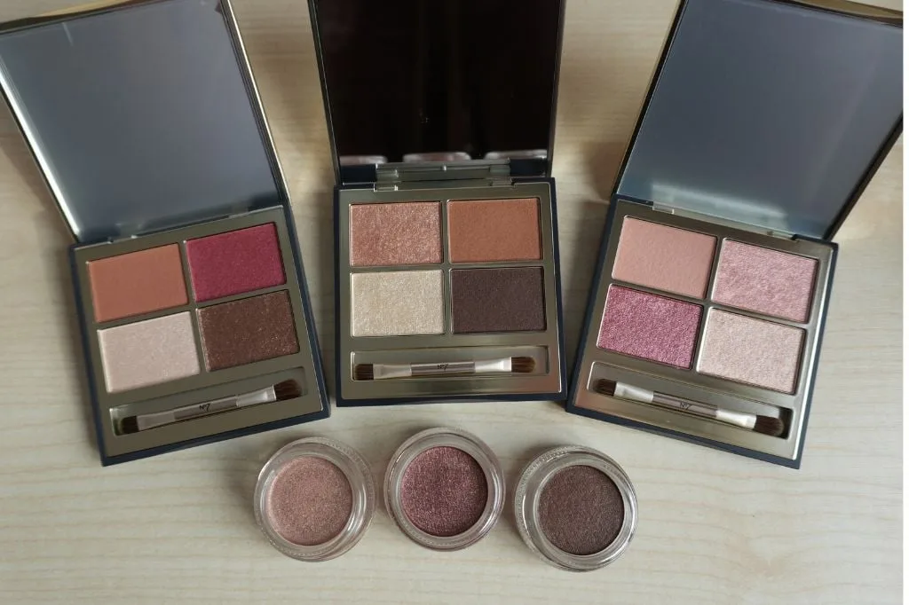 No7 Pro Artist eyeshadow palettes