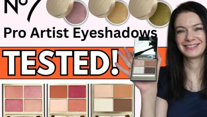 No7 Pro Artist eyeshadow palettes