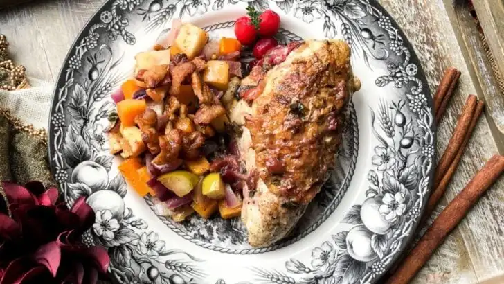 Orange-Cranberry Bone-In Chicken Breasts